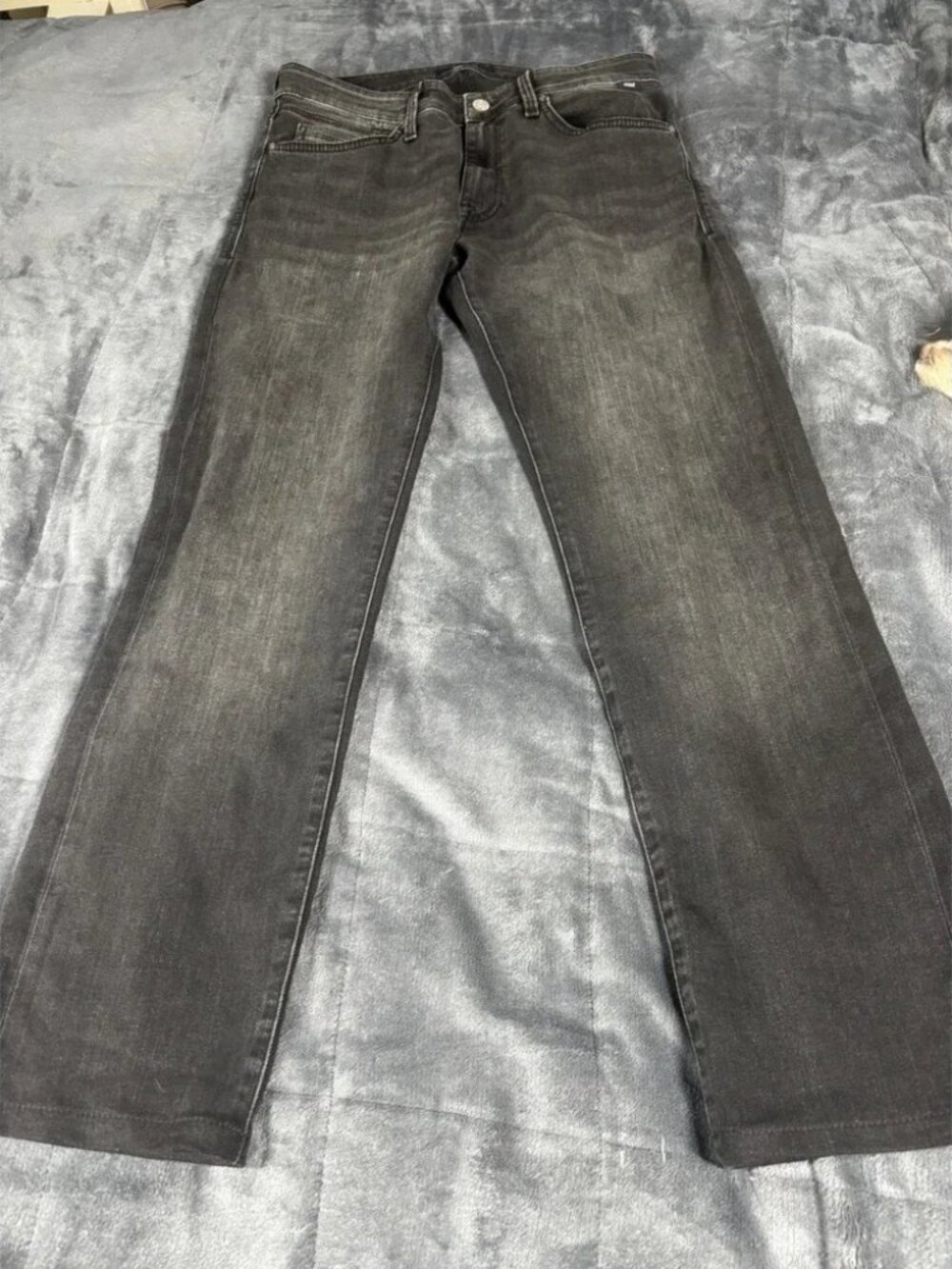 Mavi Marcus Slim‎ Straight Leg Jeans Mens 31x32 Faded Black Denim R288139